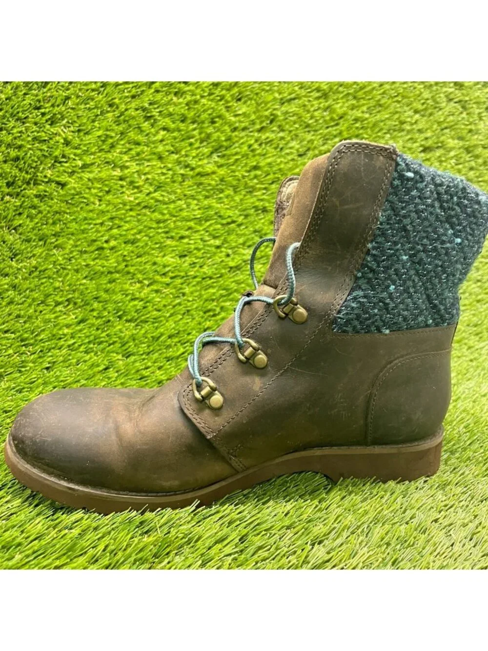 The North Face Ballard Womens Size 8.5 Brown Outdoor Leather Lace Up Ankle Boots